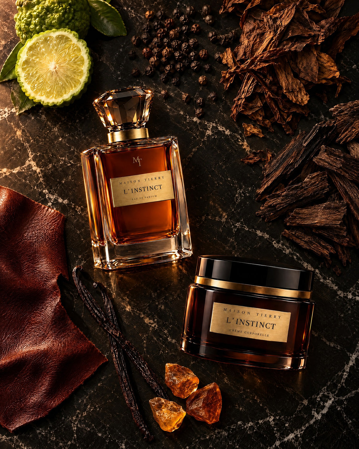 Tabaco, cuero y <em>oud</em>.